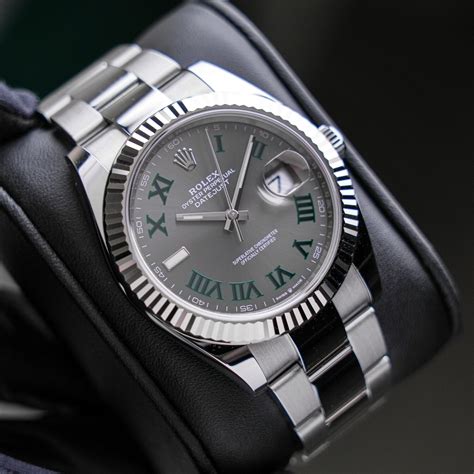 prezzo rolex datejust 41 wimbledon|rolex datejust 41 smooth bezel.